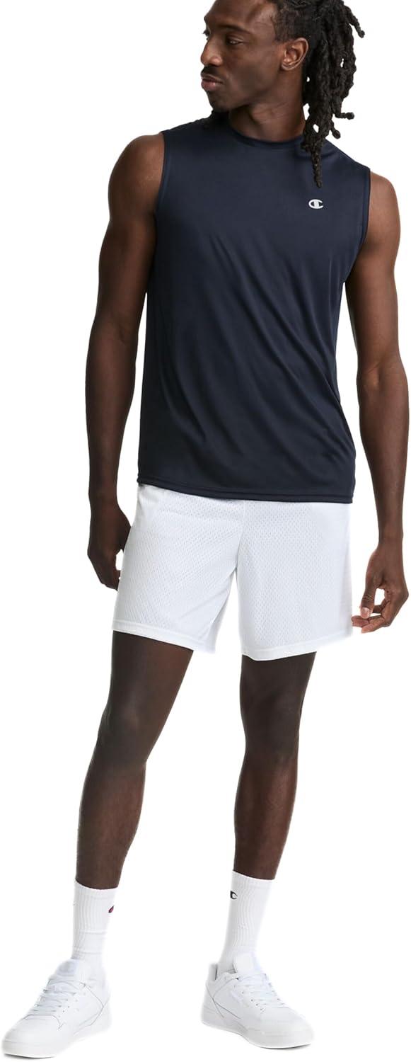 imageChampion Mens Sleeveless Tshirt Sport Tank Muscle Tshirt for Men Reg Or Big ampamp TallNavy