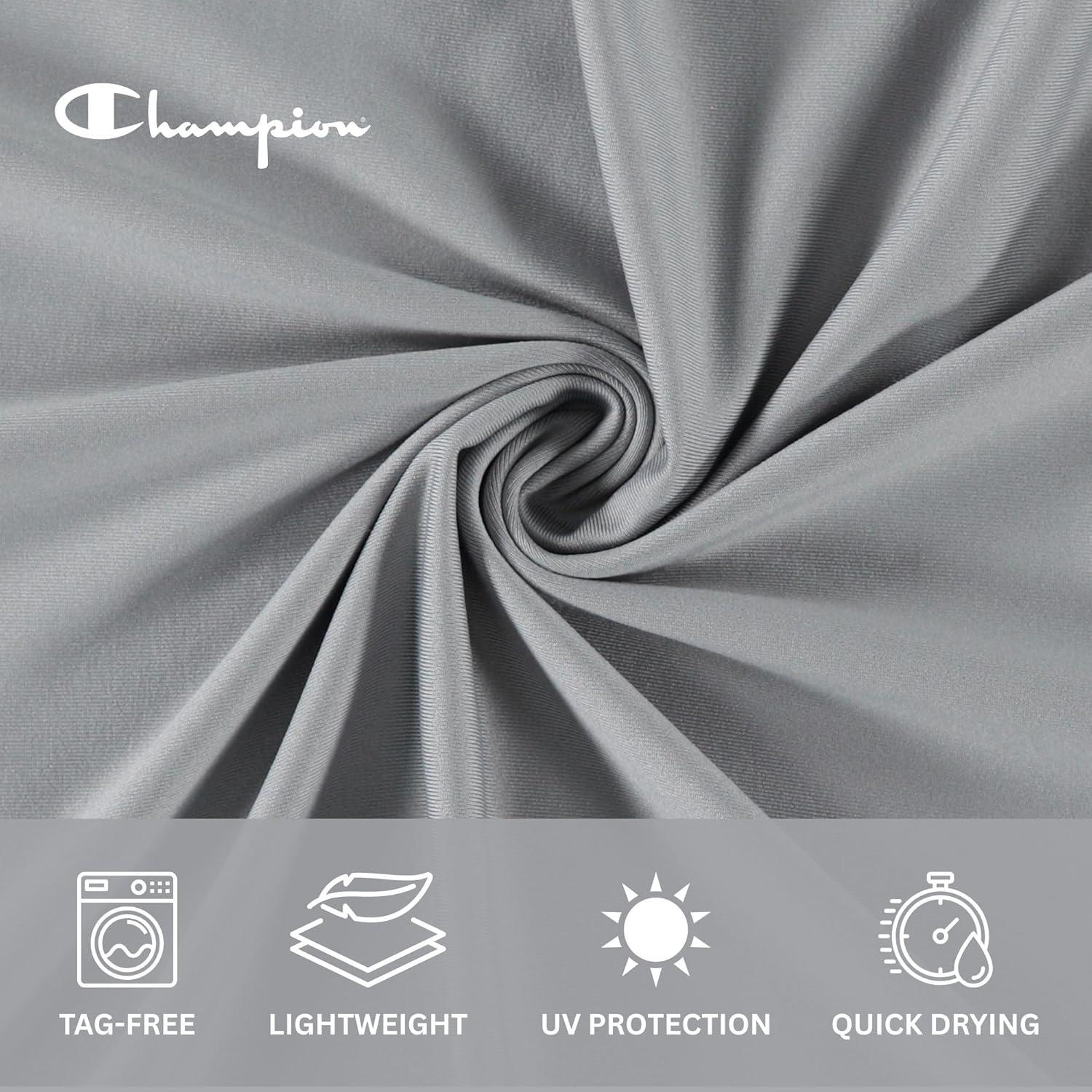 imageChampion Rash Guard for Women Womens Rash Guard Short Sleeve Shirts Rashguard Swim Shirt Women UPF 50 SPF ampamp UV ProtectionGrey