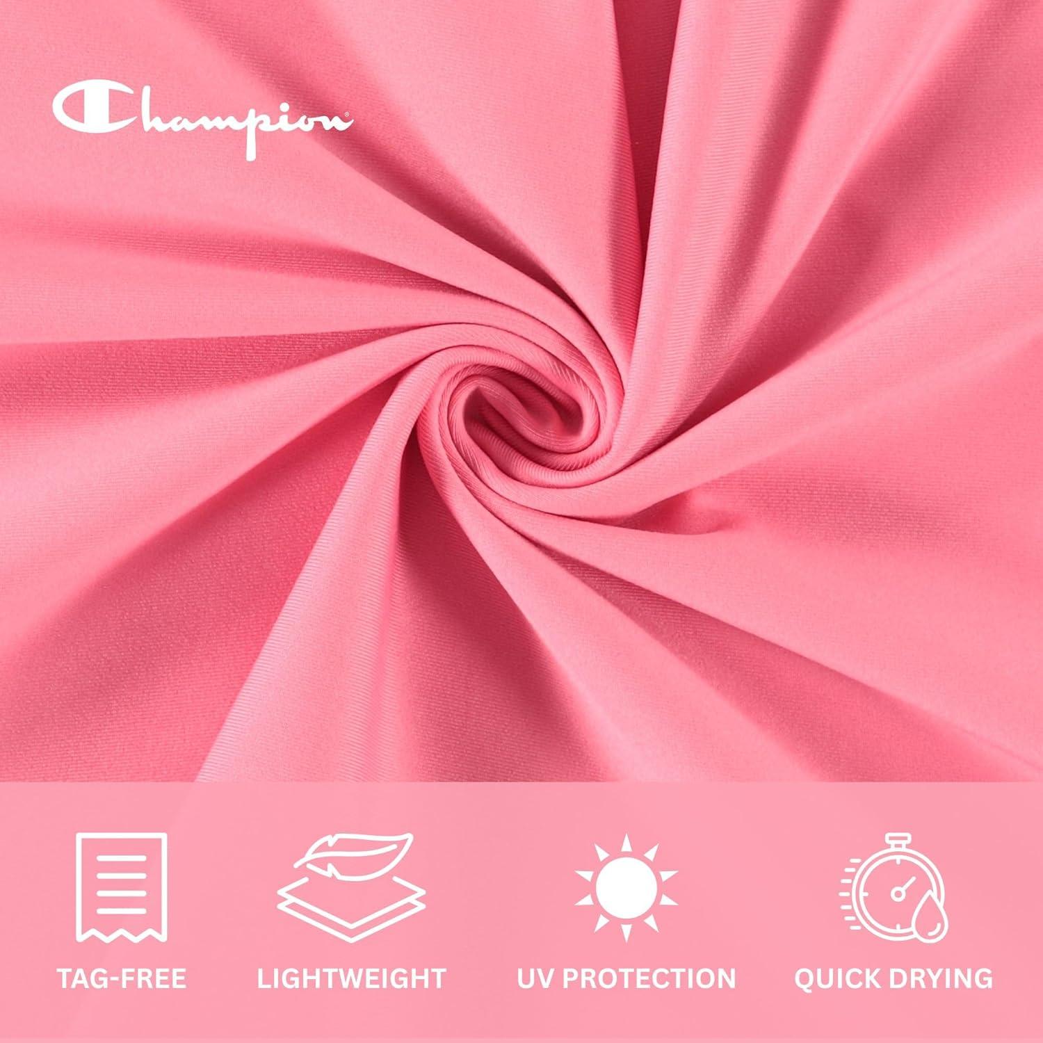 imageChampion Rash Guard for Women Womens Rash Guard Short Sleeve Shirts Rashguard Swim Shirt Women UPF 50 SPF ampamp UV ProtectionPink