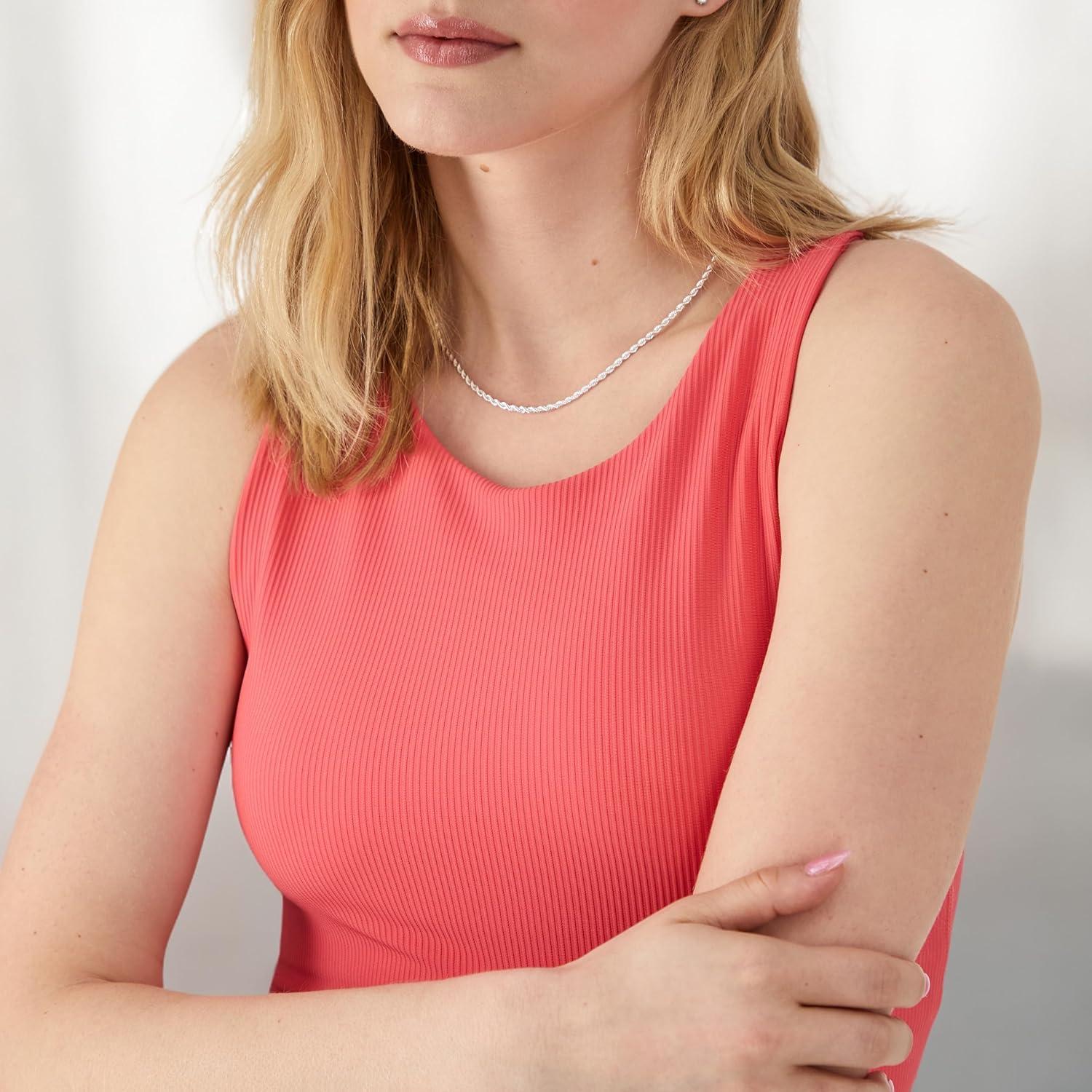 imageChampion Womens Crop Top Soft Touch Moisture Wicking Ribbed Cropped Top for WomenHigh Tide Coral Ribbed