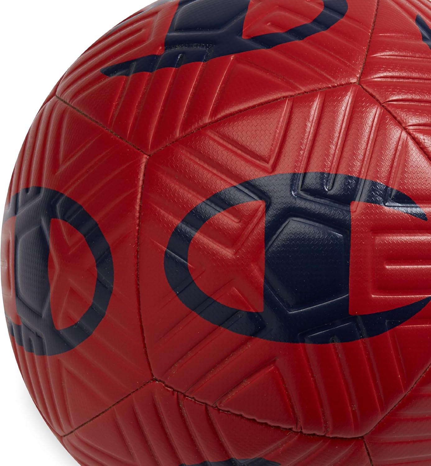 imageChampion Youth ampamp Adult Soccer Ball Paneled Design Enhanced Control Durable Cover ampamp Butyl Bladder for Indoor ampamp Outdoor Training Sizes 3 4 5 Includes 6quot PumpTango RedNavy Blue
