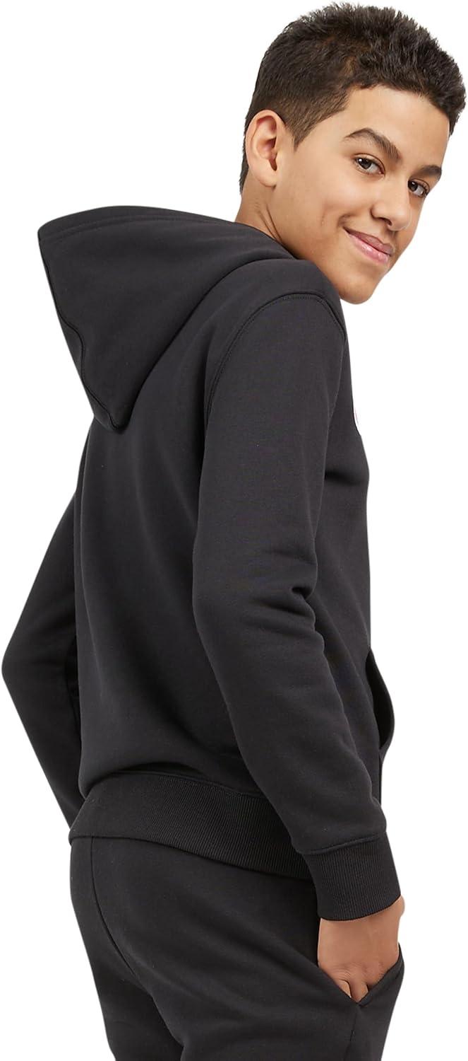 imageChampion boys Boys Hoodie for Kids Sweatshirt Fleece Youth Pullover With HoodSignature Black