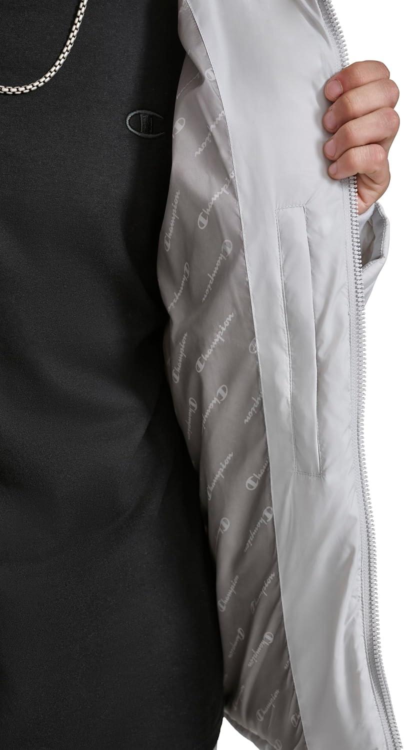 imageChampion mens Heavy Weight Puffer With Adjustable HoodIce