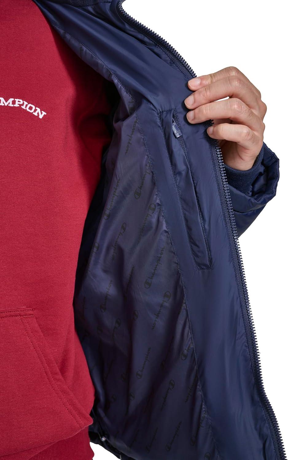 imageChampion mens Heavy Weight Puffer With Adjustable HoodPeacoat