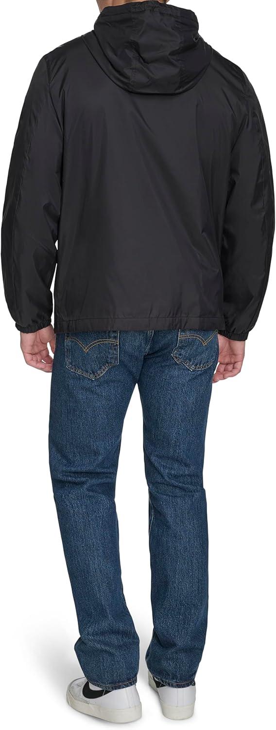 imageChampion mens Hooded Coaches Rain JacketBlack