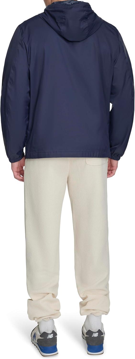 imageChampion mens Hooded Coaches Rain JacketPeacoat