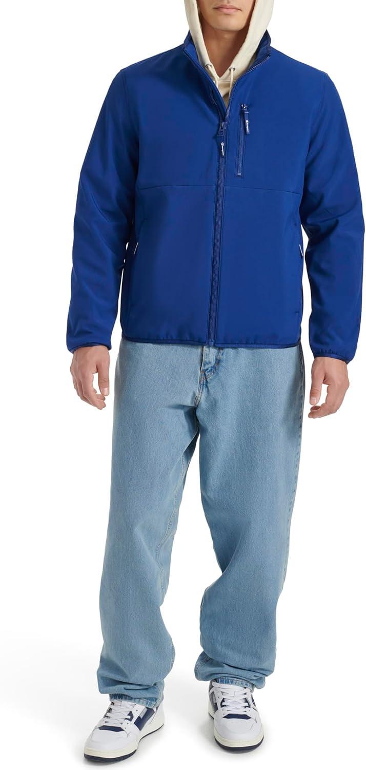 imageChampion mens Lightweight Active Soft Shell Jacket With Stand CollarBlue