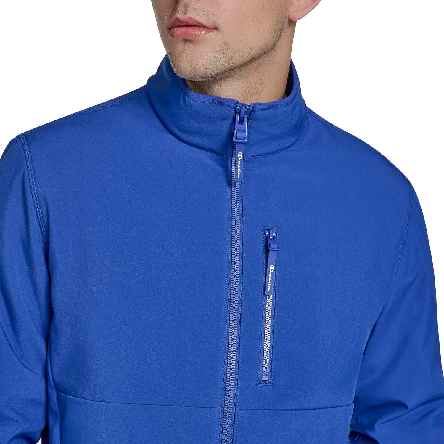 imageChampion mens Lightweight Active Soft Shell Jacket With Stand CollarSurf the Web