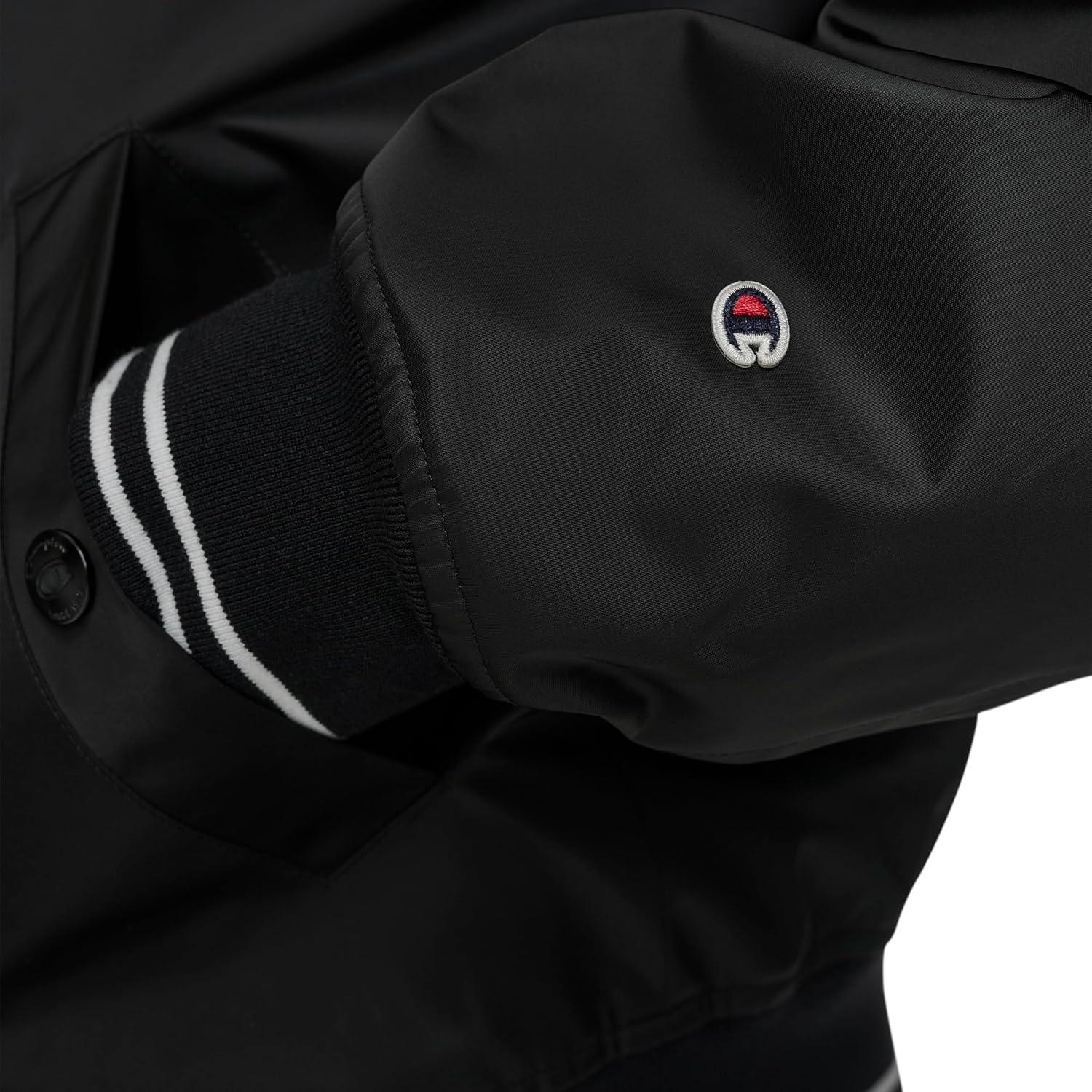 imageChampion mens Patch Varsity Bomber JacketBlack