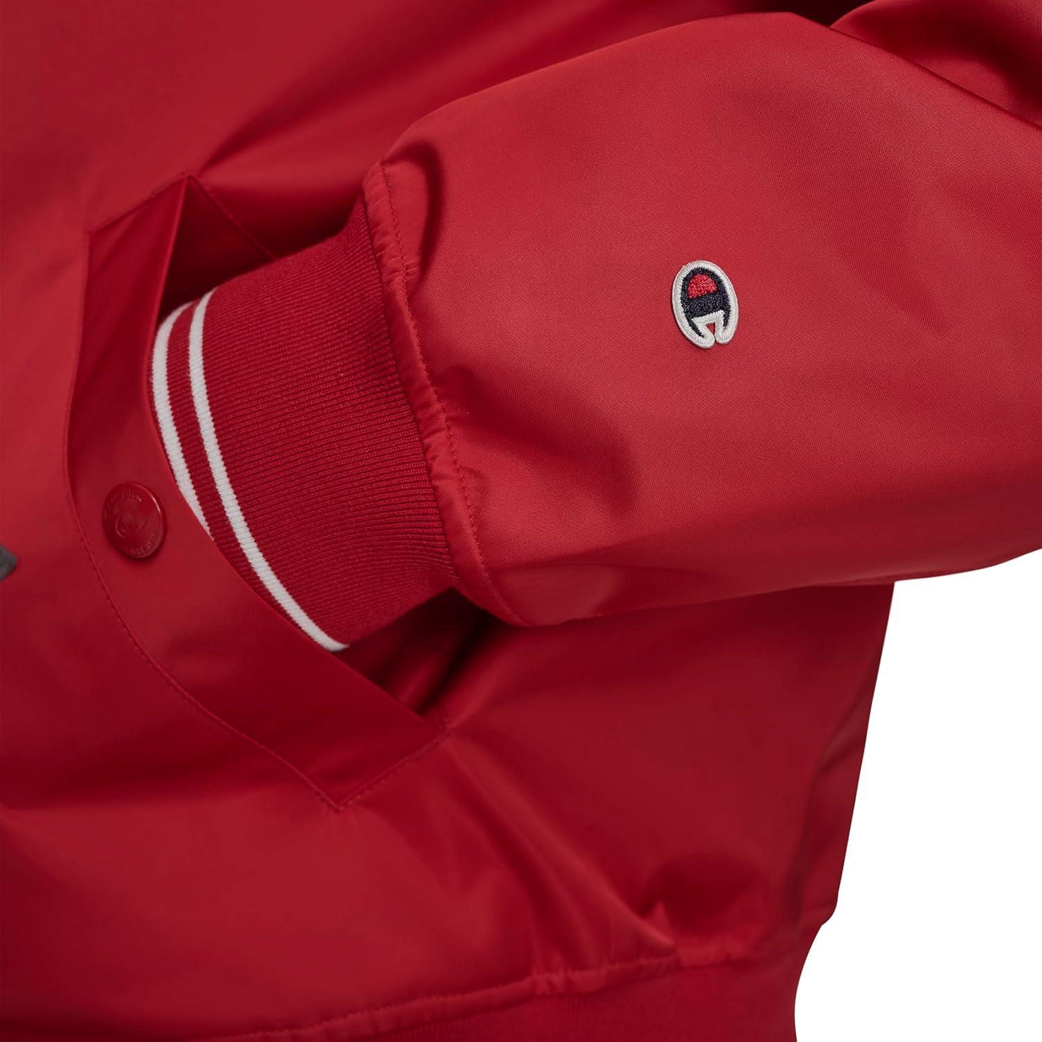 imageChampion mens Patch Varsity Bomber JacketChili Pepper