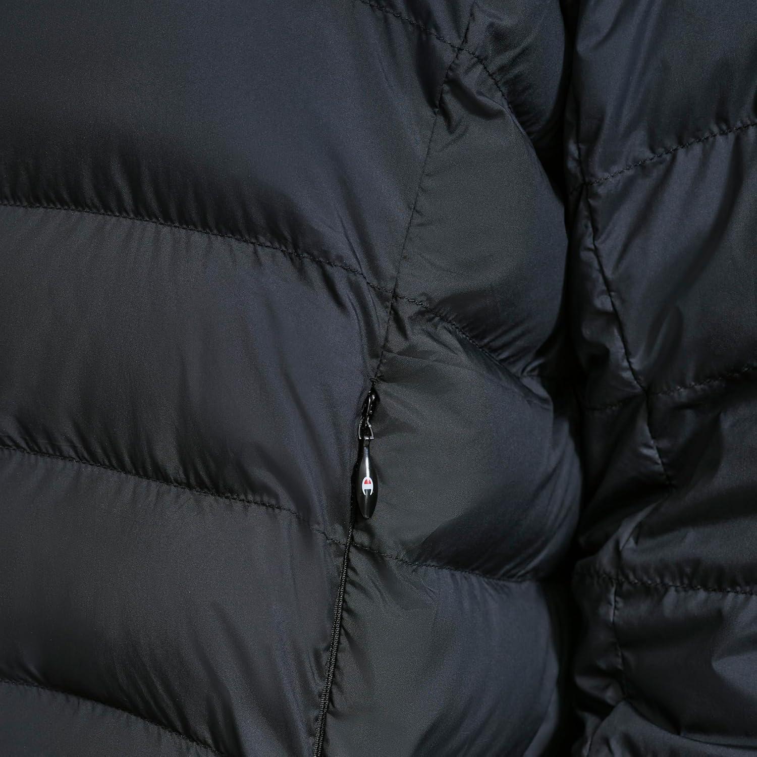 imageChampion womens Quilted Coat Packable Puffer Jacket With HoodBlack