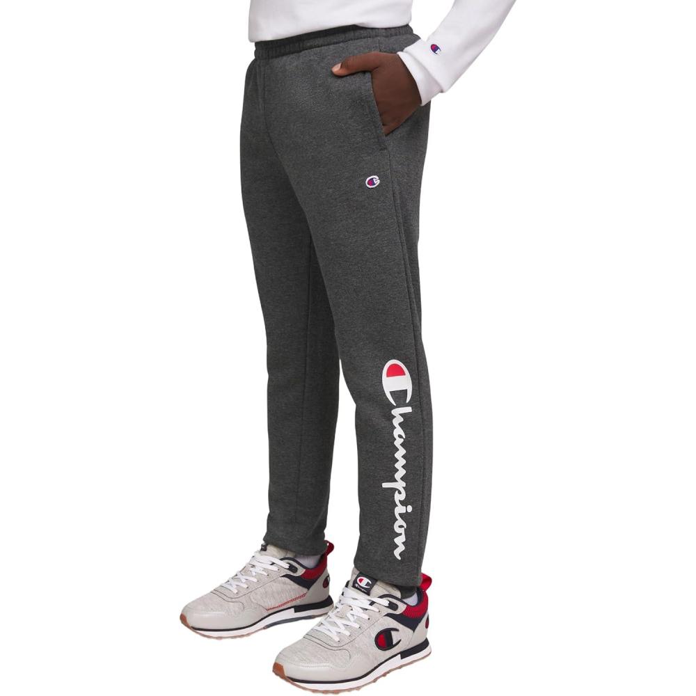 imageChampion Boys Boys Sweatpants Fleece Jogger PantsCharcoal Heather