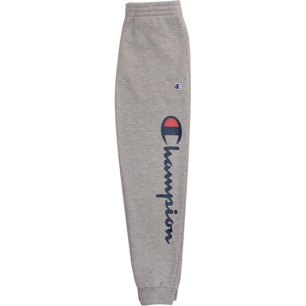 imageChampion Boys Boys Sweatpants Fleece Jogger PantsOxford Heather Script