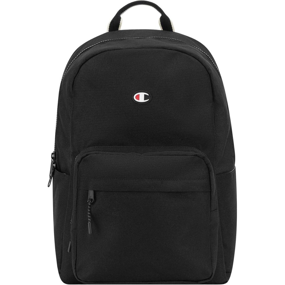 imageChampion Level Laptop Backpack with Padded Adjustable Straps Water Bottle Pocket for Work Travel Daily Use Western Khaki MediumBlack