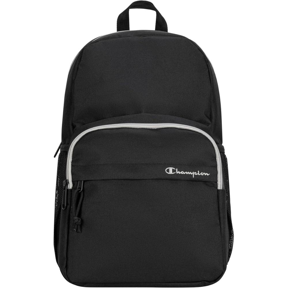 imageChampion Luna Laptop Backpack with Padded Adjustable Straps Water Bottle Pocket for Work Travel Daily Use Black MediumBlack