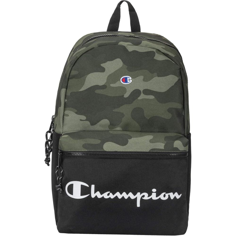 imageChampion Manuscript Backpack Black OSGreen Grid Camo