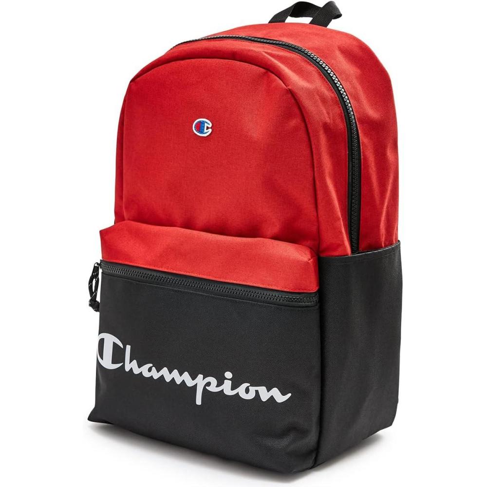imageChampion Manuscript Backpack Black OSScarlet Heather
