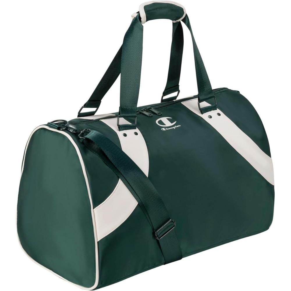 imageChampion Oracle Duffel Bag With Removable Adjustable Strap Carry Handle for Gym Travel WeekenderForest Peak Green