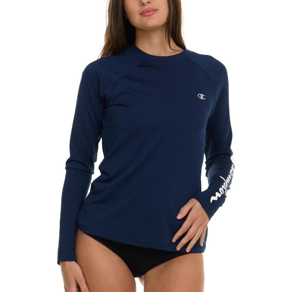 imageChampion Rash Guard for Women Womens Rash Guard Long Sleeve Shirts Rashguard Swim Shirt Women UPF 50 SPF ampamp UV ProtectionNavy