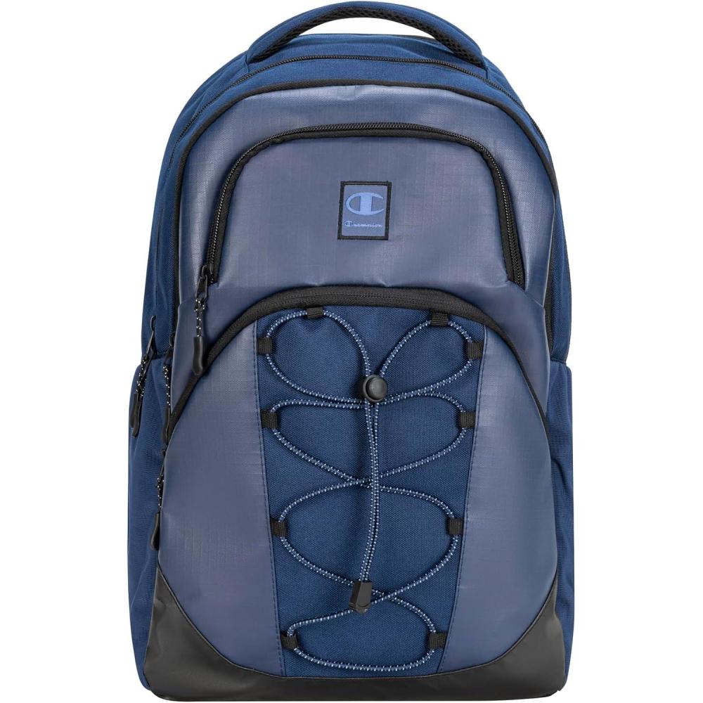 imageChampion Summit Backpack with Padded Sternum Waist Strap Laptop Compartment for Travel Outdoor Commute Sail Away Navy MediumSail Away Navy