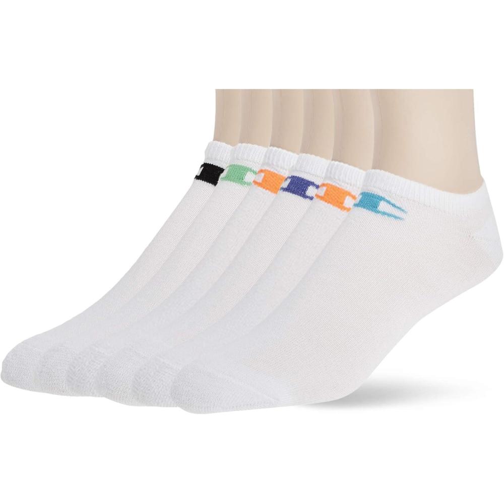 imageChampion Womens Low Cut Athletic Socks 6PackWhite