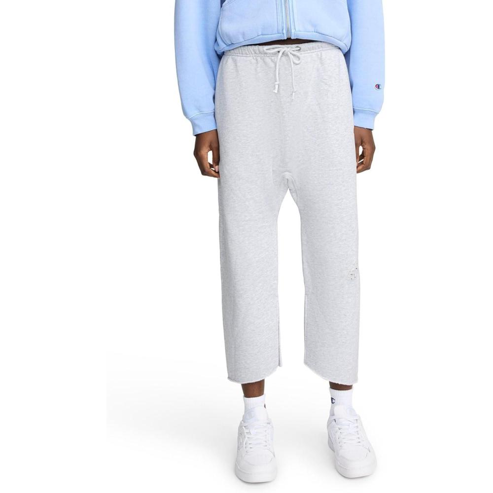 imageChampion Womens Reverse Weave Femme Pants Vinage Wash C LogoSterling Grey Heather