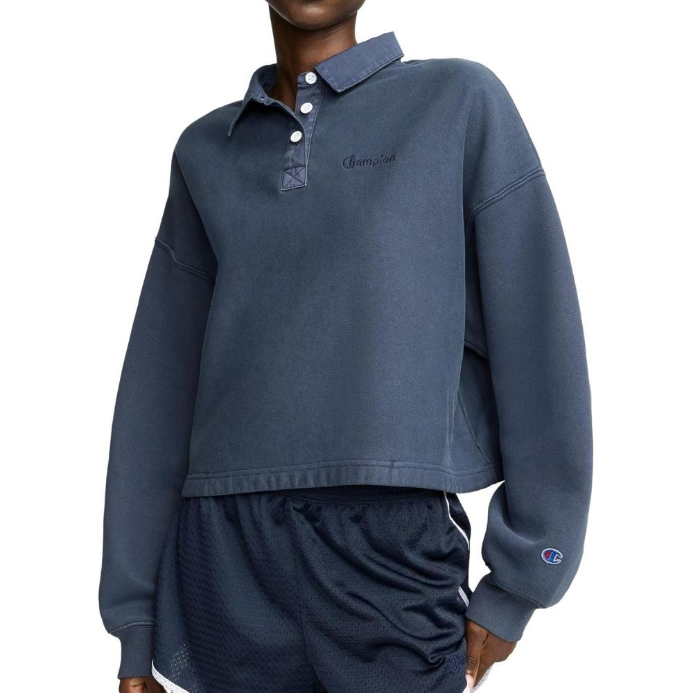 imageChampion Womens Time Capsule Riley Rugby ShirtDeep Navy