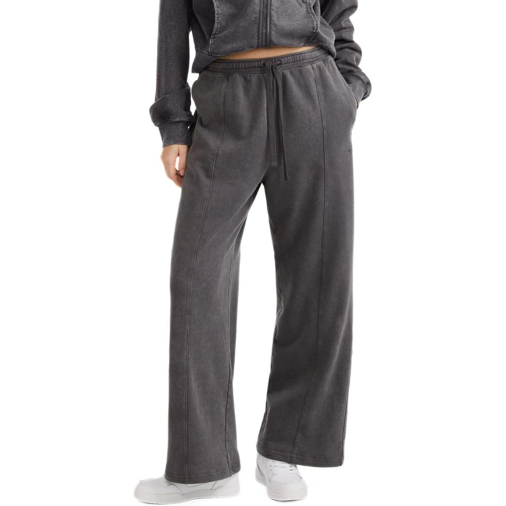 imageChampion Womens Vintage Wash WideLeg Pants 31quot C LogoNine Iron