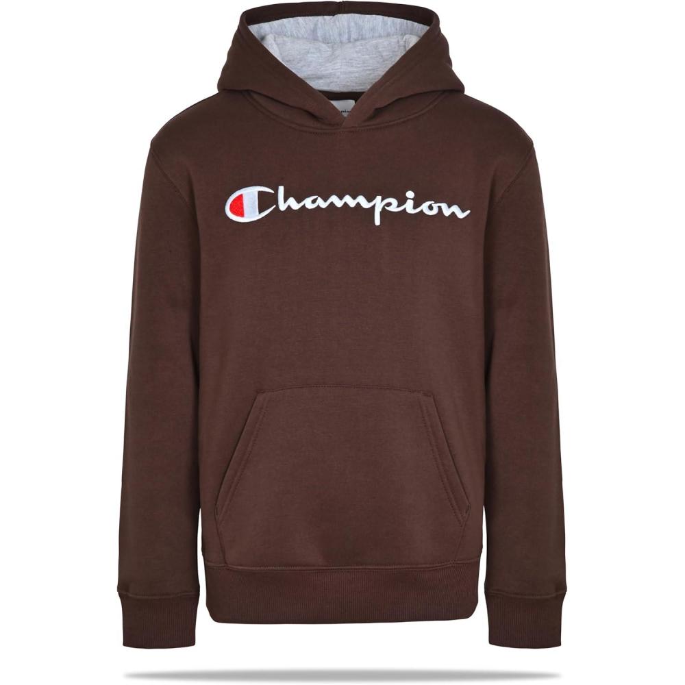 imageChampion boys Boys Hoodie for Kids Sweatshirt Fleece Youth Pullover With HoodCoffee Bean