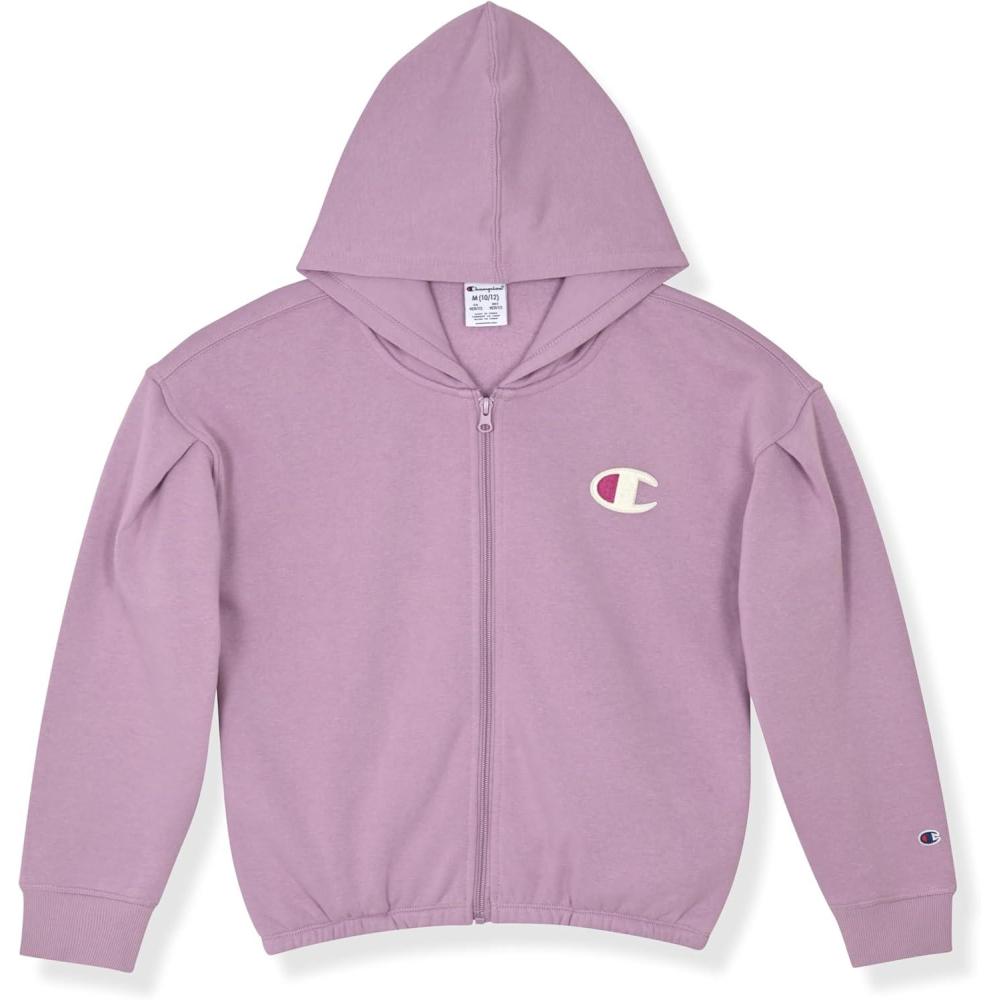 imageChampion girls Girls Hoodie Sweatshirt Zip Up Fleece Athletic Hoodie for Girl ClothingSignature Haze
