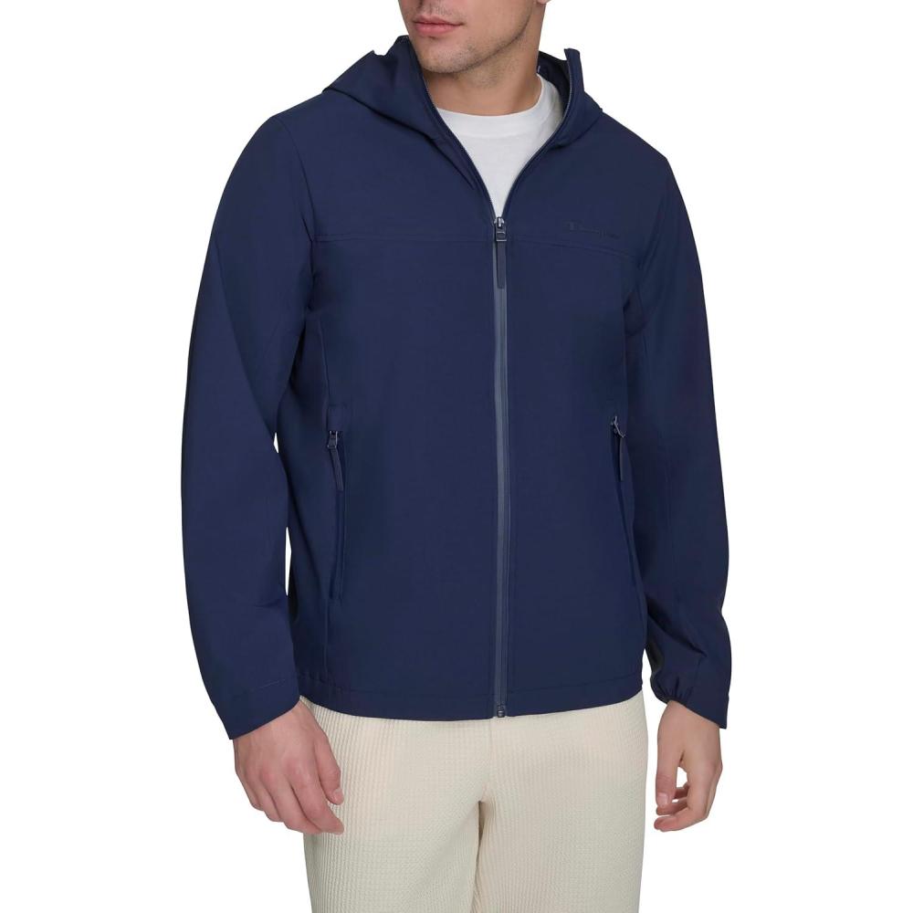 imageChampion mens Hooded Rain SlickerPeacoat