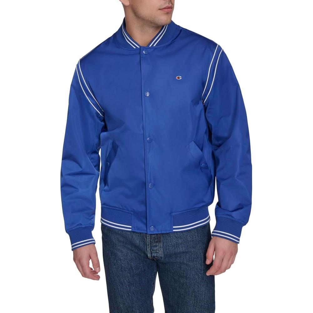 imageChampion mens Lightweight Varsity Bomber JacketSurf the Web