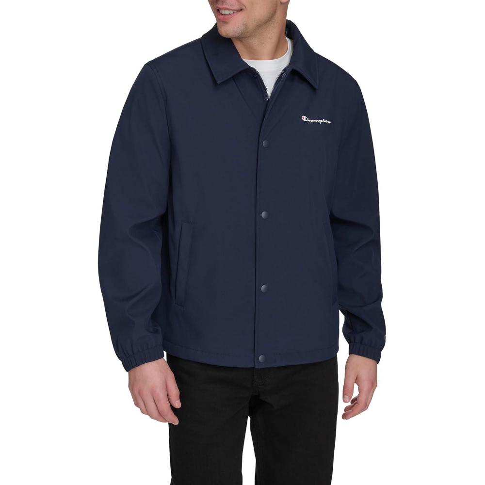 imageChampion mens Softshell Coaches JacketPeacoat