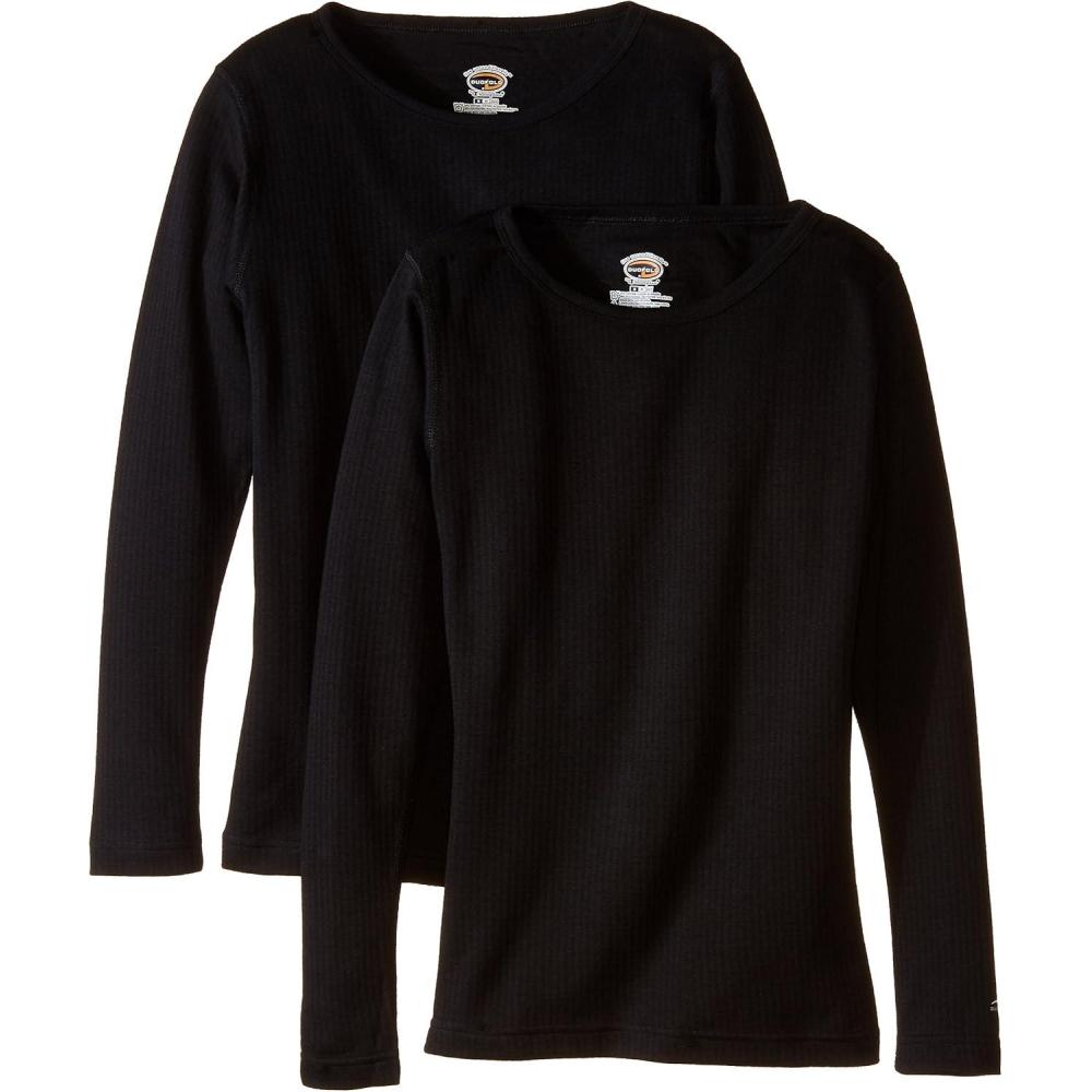 imageDuofold Womens Mid Weight Wicking Thermal ShirtBlack 2 Pack