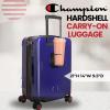Champion 3-Piece Luggage Set – 21” 25” 29” Hardshell Suitcases with 8 Spinner Wheels – Expandable Carry-On & Checked Luggage – Durable ABS Material – Travel Bags – With TSA Lock – Astral(Astral)