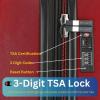 Champion 3-Piece Luggage Set – 21” 25” 29” Hardshell Suitcases with 8 Spinner Wheels – Expandable Carry-On & Checked Luggage – Durable ABS Material – Travel Bags – With TSA Lock – Astral(Tawny)