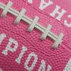 Champion Blitz Football, All-Weather Football, Enhanced Grip, Durable Rubber Cover and Molded Laces, for Outdoor Sports & Training, Includes 6 Ball Pump(Optic Pink/White)