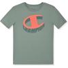 Champion Boys 2 Pack Short Sleeve Tee Shirt for Kids(Lily Pad)