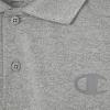 Champion Boys’ Athletic Short Sleeve Polo Shirt with Moisture Wicking Stretch Fabric(Grey Heather)
