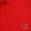 Champion Boys’ Athletic Short Sleeve Polo Shirt with Moisture Wicking Stretch Fabric(Lychee Red)