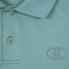 Champion Boys’ Athletic Short Sleeve Polo Shirt with Moisture Wicking Stretch Fabric(Mineral Blue)