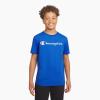 Champion Boys Champion Boys Tee Shirt Short Sleeve Logo T-Shirt for Kids(Crash Blue)