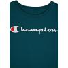 Champion Boys Champion Boys Tee Shirt Short Sleeve Logo T-Shirt for Kids(Dark Teal)