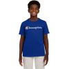 Champion Boys Champion Boys Tee Shirt Short Sleeve Logo T-Shirt for Kids(Signature Blue)