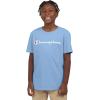 Champion Boys Champion Boys Tee Shirt Short Sleeve Logo T-Shirt for Kids(Signature Dutch Blue)