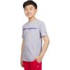 Champion Boys Champion Boys Tee Shirt Short Sleeve Logo T-Shirt for Kids(Signature Grey Heather)