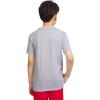 Champion Boys Champion Boys Tee Shirt Short Sleeve Logo T-Shirt for Kids(Signature Grey Heather)