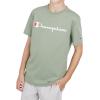 Champion Boys Champion Boys Tee Shirt Short Sleeve Logo T-Shirt for Kids(Signature Pale Green)