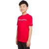 Champion Boys Champion Boys Tee Shirt Short Sleeve Logo T-Shirt for Kids(Signature Red)