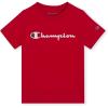 Champion Boys Champion Boys Tee Shirt Short Sleeve Logo T-Shirt for Kids(Signature Red)